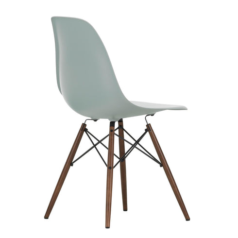 Cadeira Eames em Plástico DSW / Base dark maple